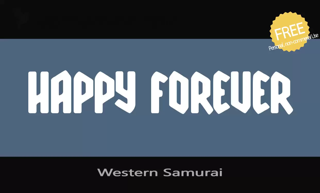 Sample of Western-Samurai