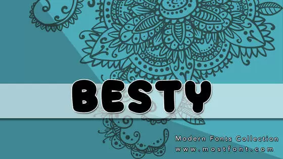 「Besty」字体排版图片