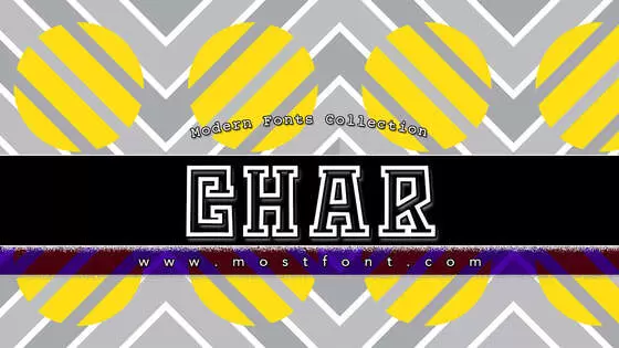 Typographic Design of Char