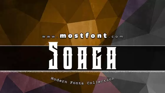 Typographic Design of Soaga-Personal-Use