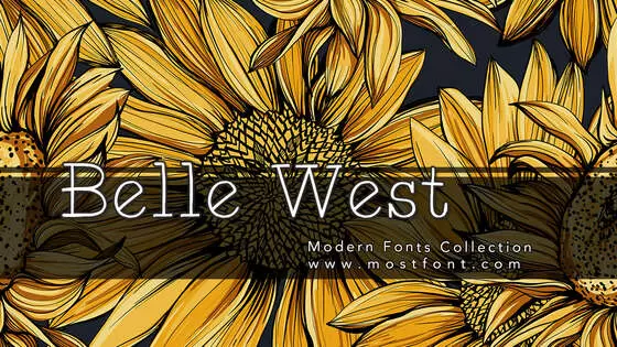 Typographic Design of Belle-West