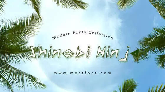 Typographic Design of Shinobi-Ninja