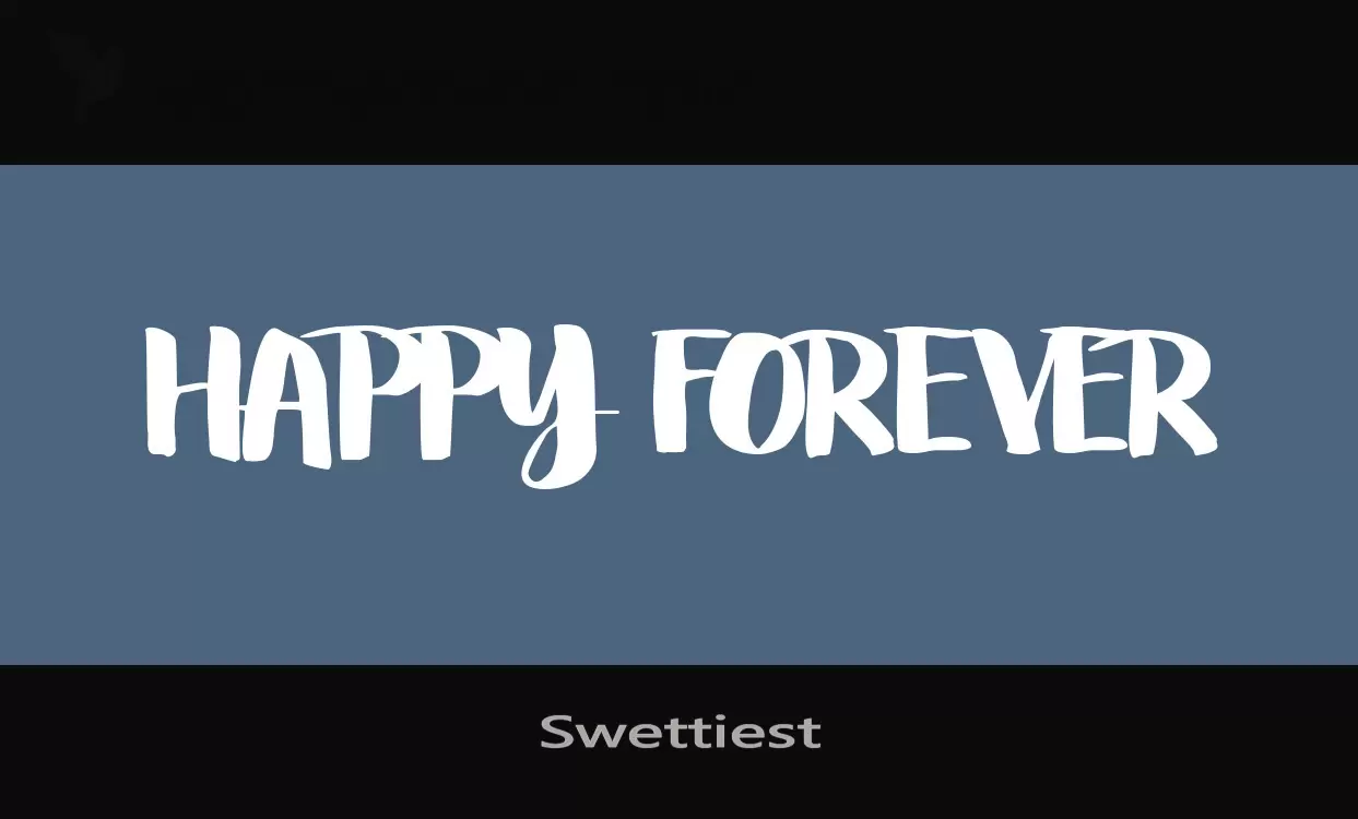 Font Sample of Swettiest