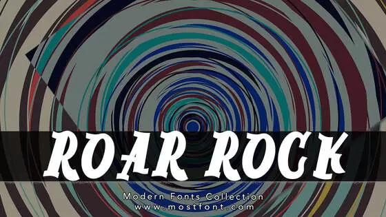 Typographic Design of ROAR-ROCK