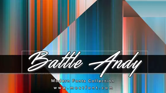 Typographic Design of Battle-Andy