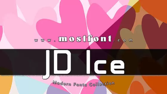 「JD-Ice」字体排版图片