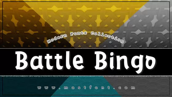 Typographic Design of Battle-Bingo