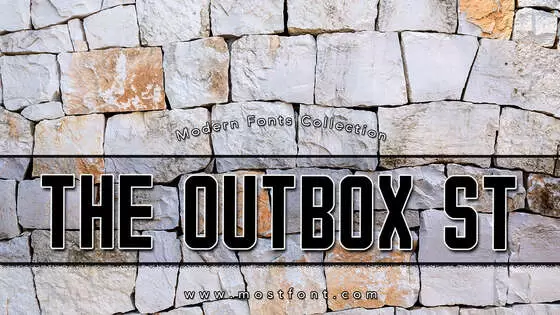 Typographic Design of The-Outbox-St