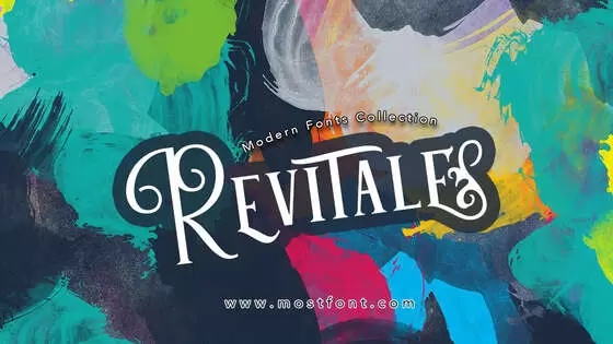 「Revitale」字体排版图片