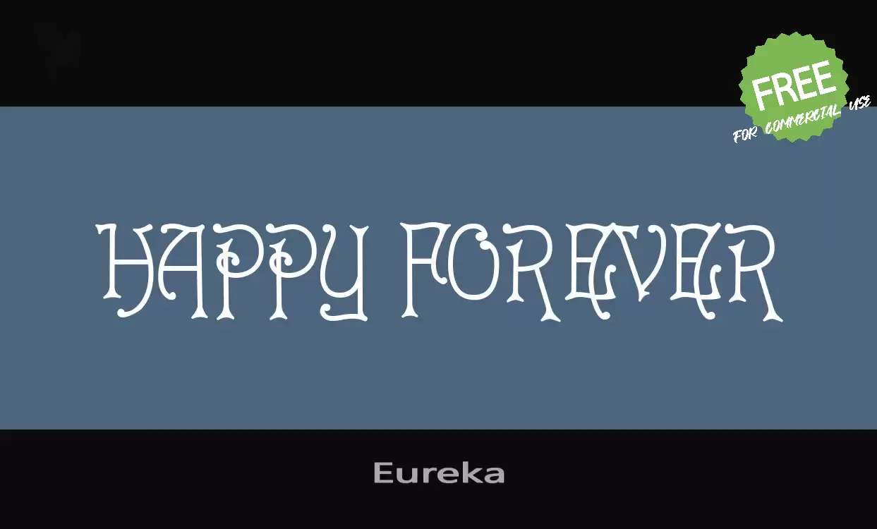 Font Sample of Eureka