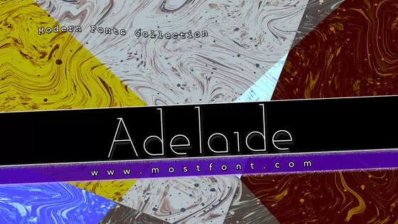 Typographic Design of Adelaide