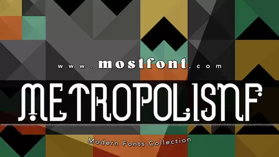 「MetropolisNF」字体排版图片