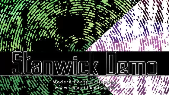 「Stanwick-Demo」字体排版样式