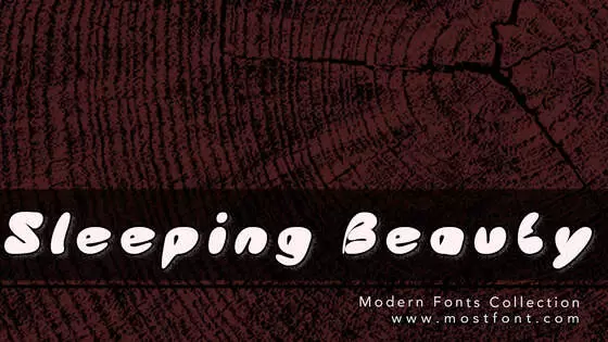 Typographic Design of Sleeping-Beauty