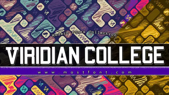 Typographic Design of Viridian-College