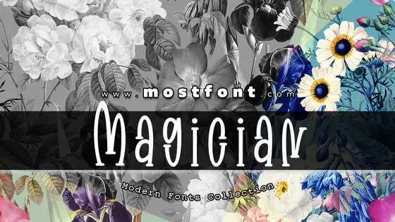 「Magician」字体排版图片