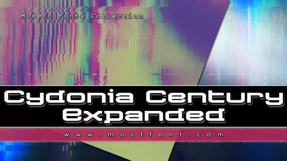 「Cydonia-Century-Expanded」字体排版图片