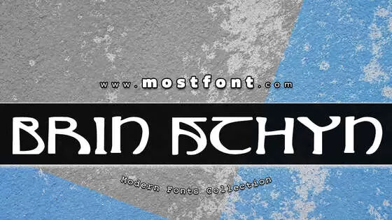 Typographic Design of Brin-Athyn-Expanded