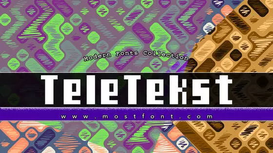 「TeleTekst」字体排版图片