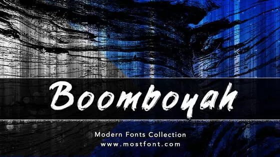 Typographic Design of Boomboyah