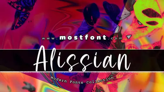 Typographic Design of Alissian-Personal-Use