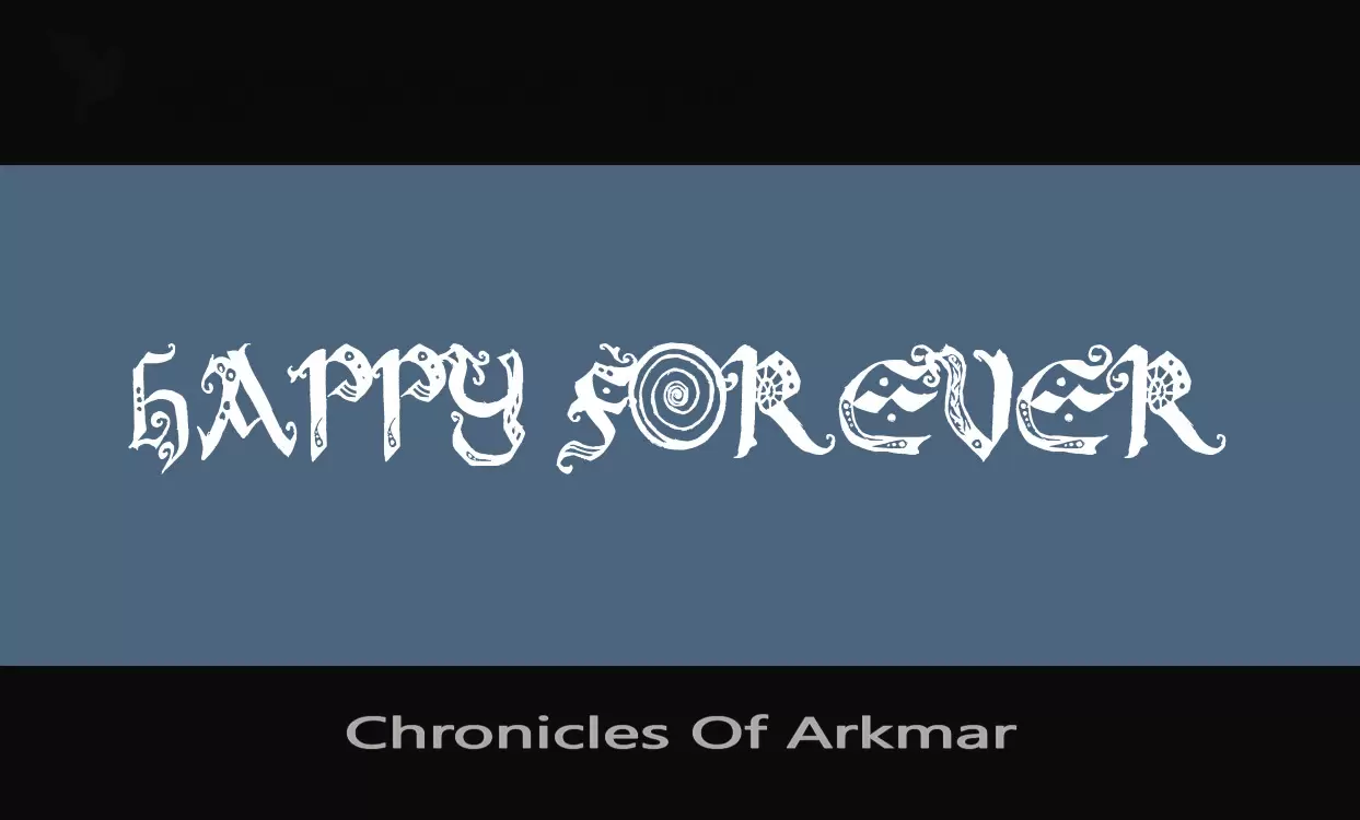 「Chronicles-Of-Arkmar」字体效果图