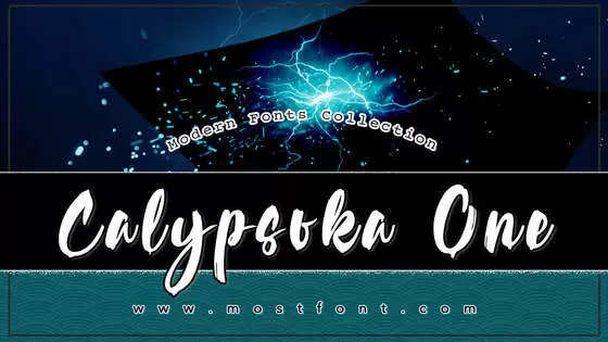 Typographic Design of Calypsoka-One