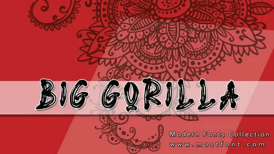 Typographic Design of BIG-GORILLA