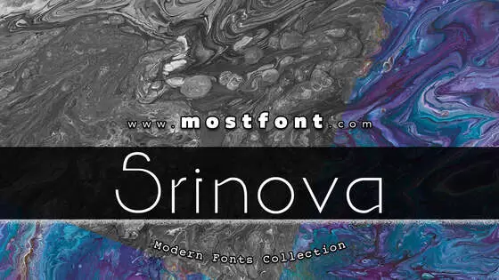 Typographic Design of Srinova