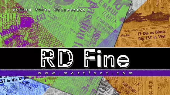 Typographic Design of RD---Fine