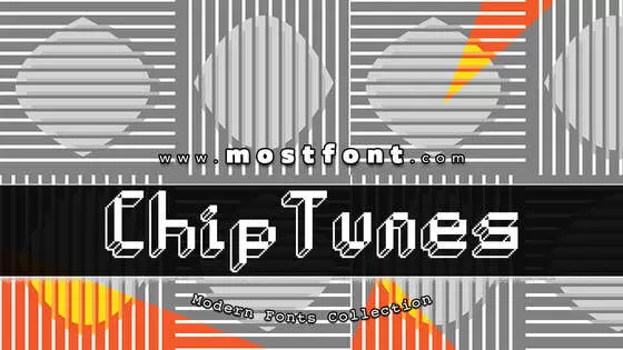 「Chip-Tunes」字体排版图片