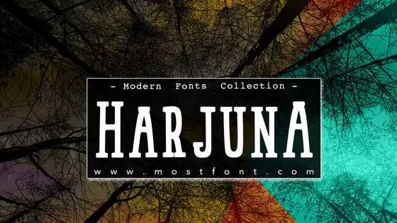 Typographic Design of HarjunA