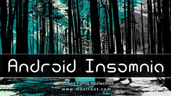 Typographic Design of Android-Insomnia-