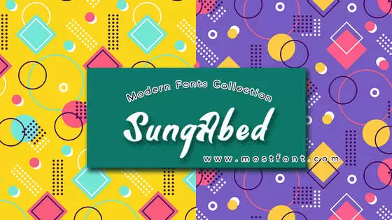 Typographic Design of SungAbed