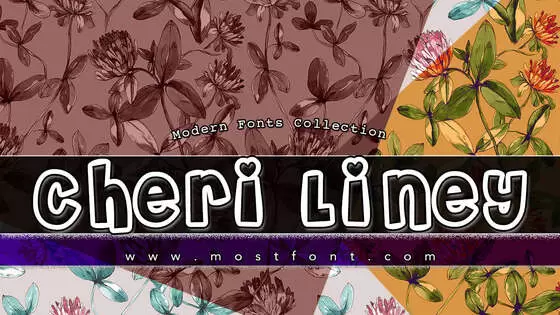 「Cheri-Liney」字体排版图片