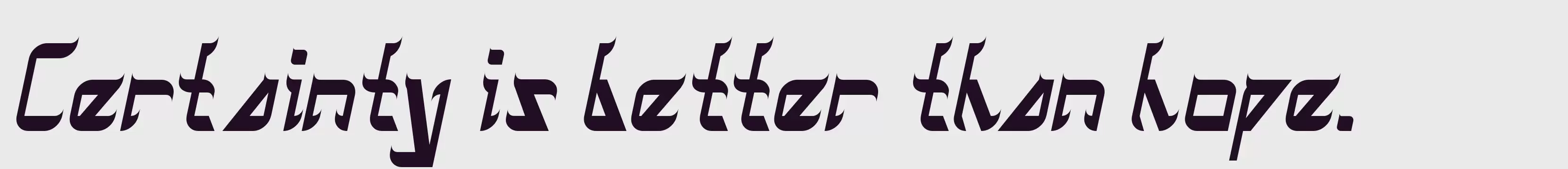 「Italic」字体效果图