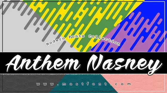 「Anthem-Nasney」字体排版图片