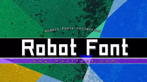 「Robot-Font」字体排版图片