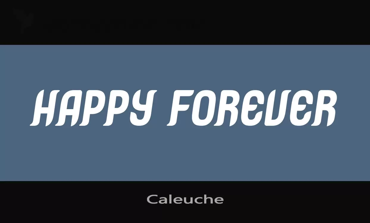 Font Sample of Caleuche