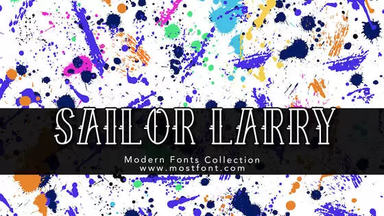 Typographic Design of Sailor-Larry