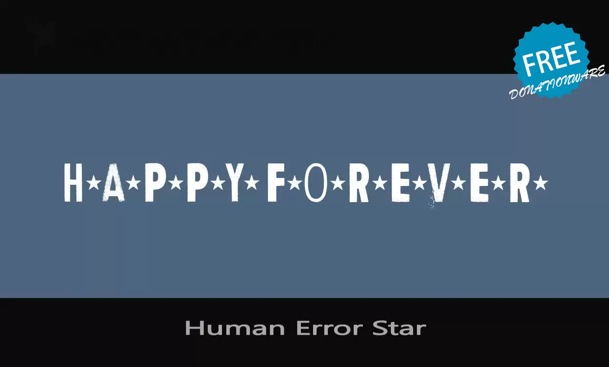 Sample of Human-Error-Star