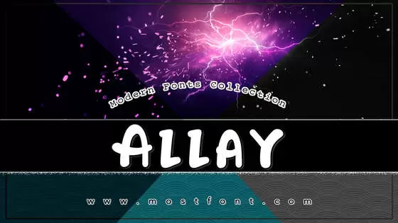 Typographic Design of Allay