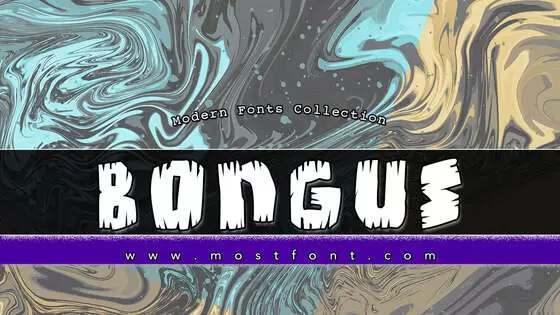 Typographic Design of Bongus