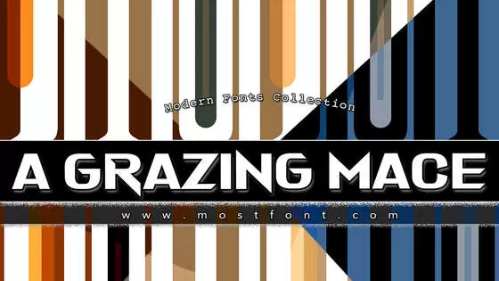 Typographic Design of A-Grazing-Mace