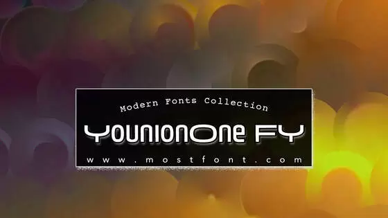 Typographic Design of YounionOne-FY