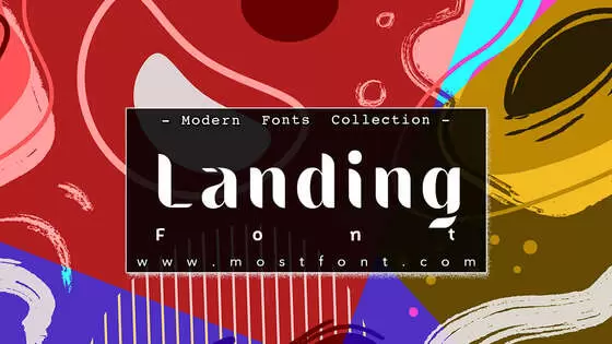 Typographic Design of Landing-Font