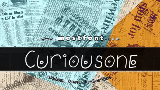 「Curiousone」字体排版图片