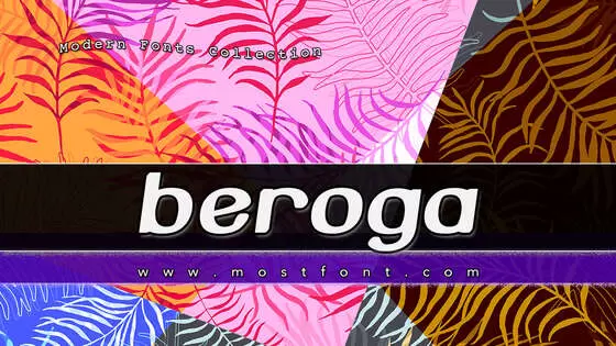 Typographic Design of Beroga