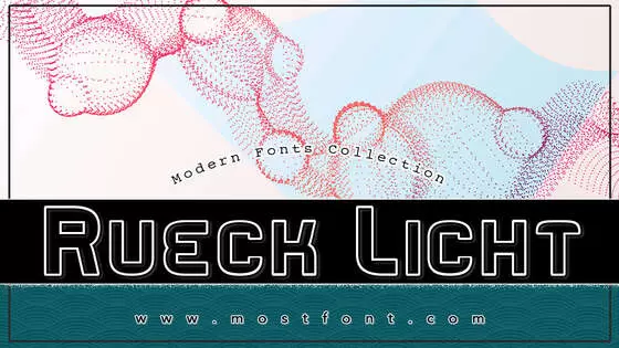 Typographic Design of Rueck-Licht