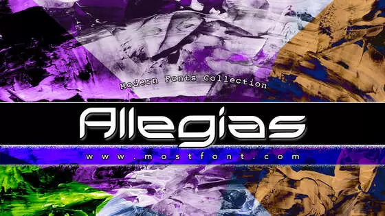 Typographic Design of Allegias